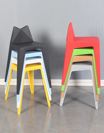 Plastic stackable dining chair/PP-733