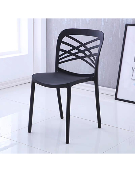 Plastic stackable dining chair/PP-86