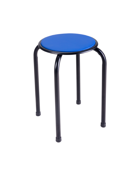 Portable space-saving metal stool/FS-102