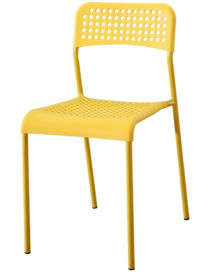 Plastic stackable dining chair/PP-686