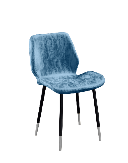 Europe luxury velvet fabric modern dining chair/DN-016