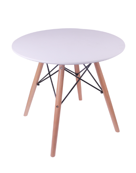 Modern round side dining table/DT-02B