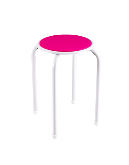 Portable space-saving metal stool/FS-102