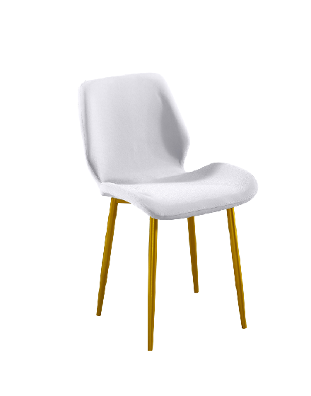 Europe luxury velvet fabric modern dining chair/DN-016