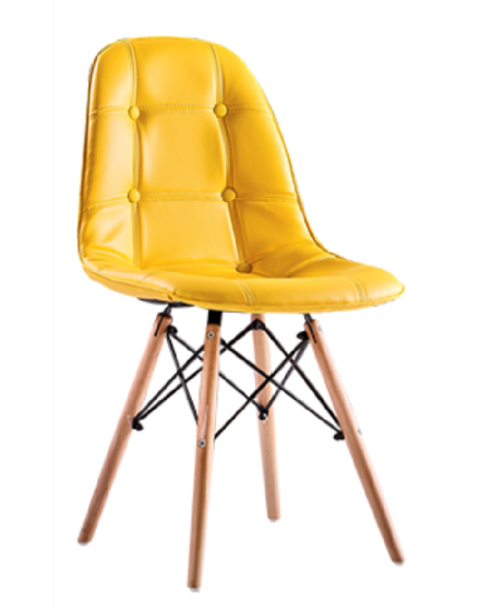 PU Seat Armless Dining Chair/PP-623C-PU