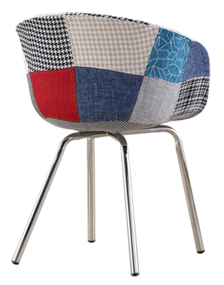 Patchwork Armrest Dining Chair/DN-647-S