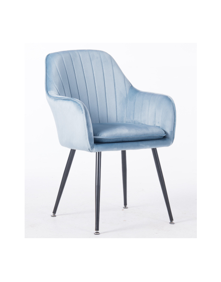 Europe luxury velvet fabric modern dining chair/DN-013