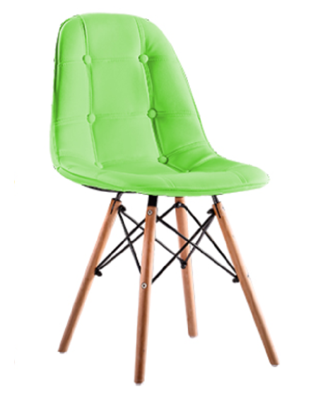 PU Seat Armless Dining Chair/PP-623C-PU