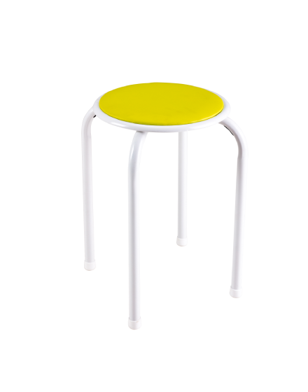 Portable space-saving metal stool/FS-102