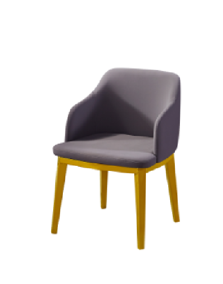 Europe luxury velvet fabric modern dining chair/DN-006