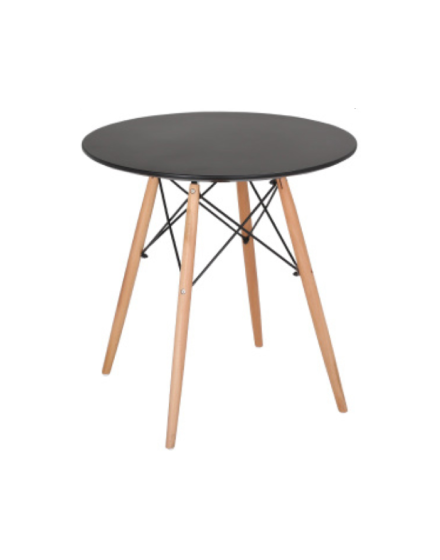 Modern round side dining table/DT-02B