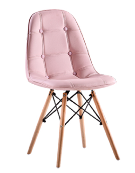 PU Seat Armless Dining Chair/PP-623C-PU