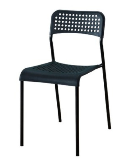 Plastic stackable dining chair/PP-686