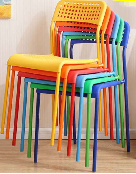 Plastic stackable dining chair/PP-686