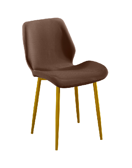 Europe luxury velvet fabric modern dining chair/DN-016