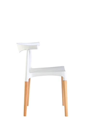 Plastic Wishbone Dining chair/PP-100