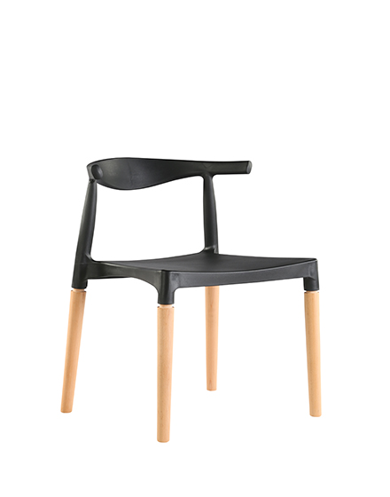 Plastic Wishbone Dining chair/PP-100