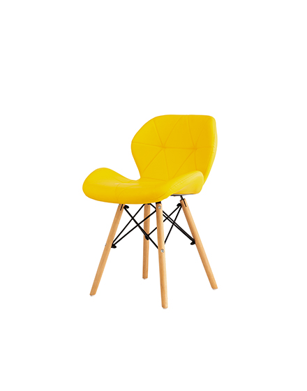 PU Seat Armless Dining Chair/DN-017