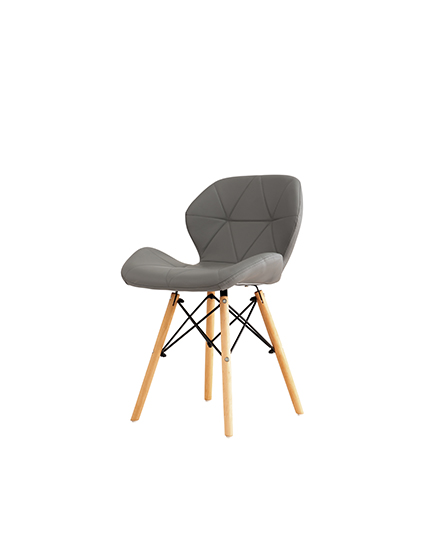 PU Seat Armless Dining Chair/DN-017