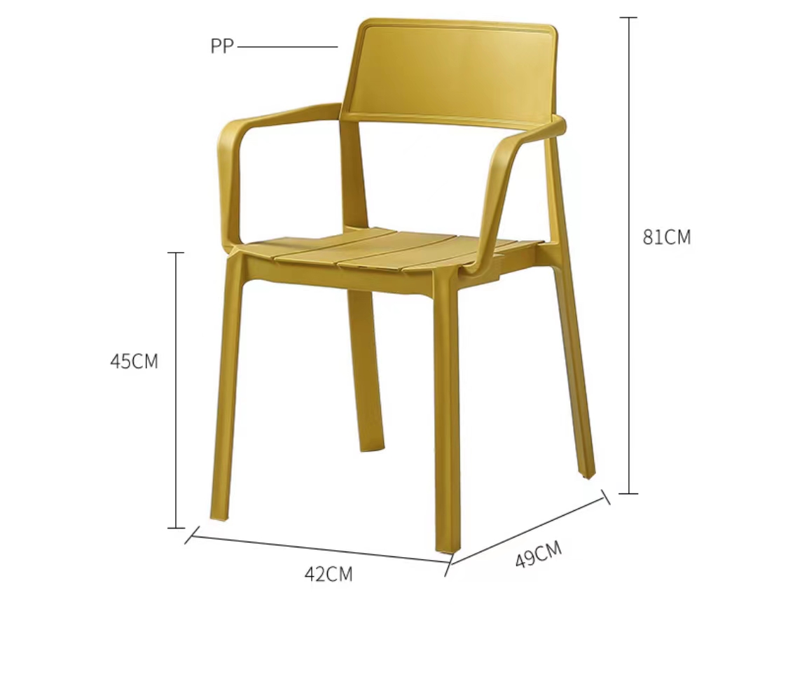 Plastic PP chair 2022 new design