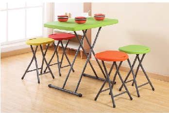 Metal frame plastic folding Stool /FS-101