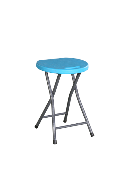 Metal frame plastic folding Stool /FS-101