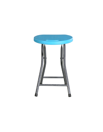 Metal frame plastic folding Stool /FS-101