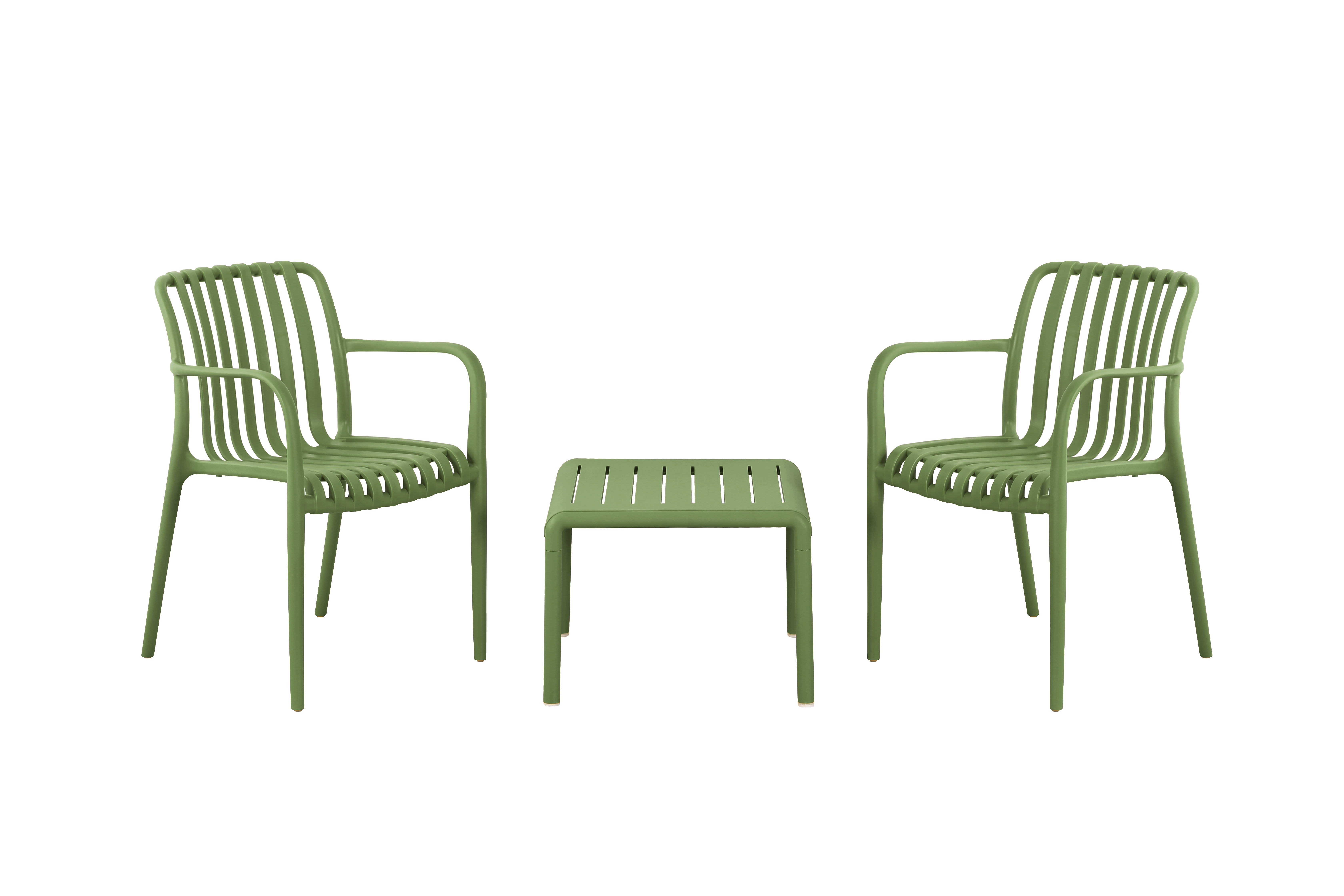 Outdoor colorful plastic chair&table sets