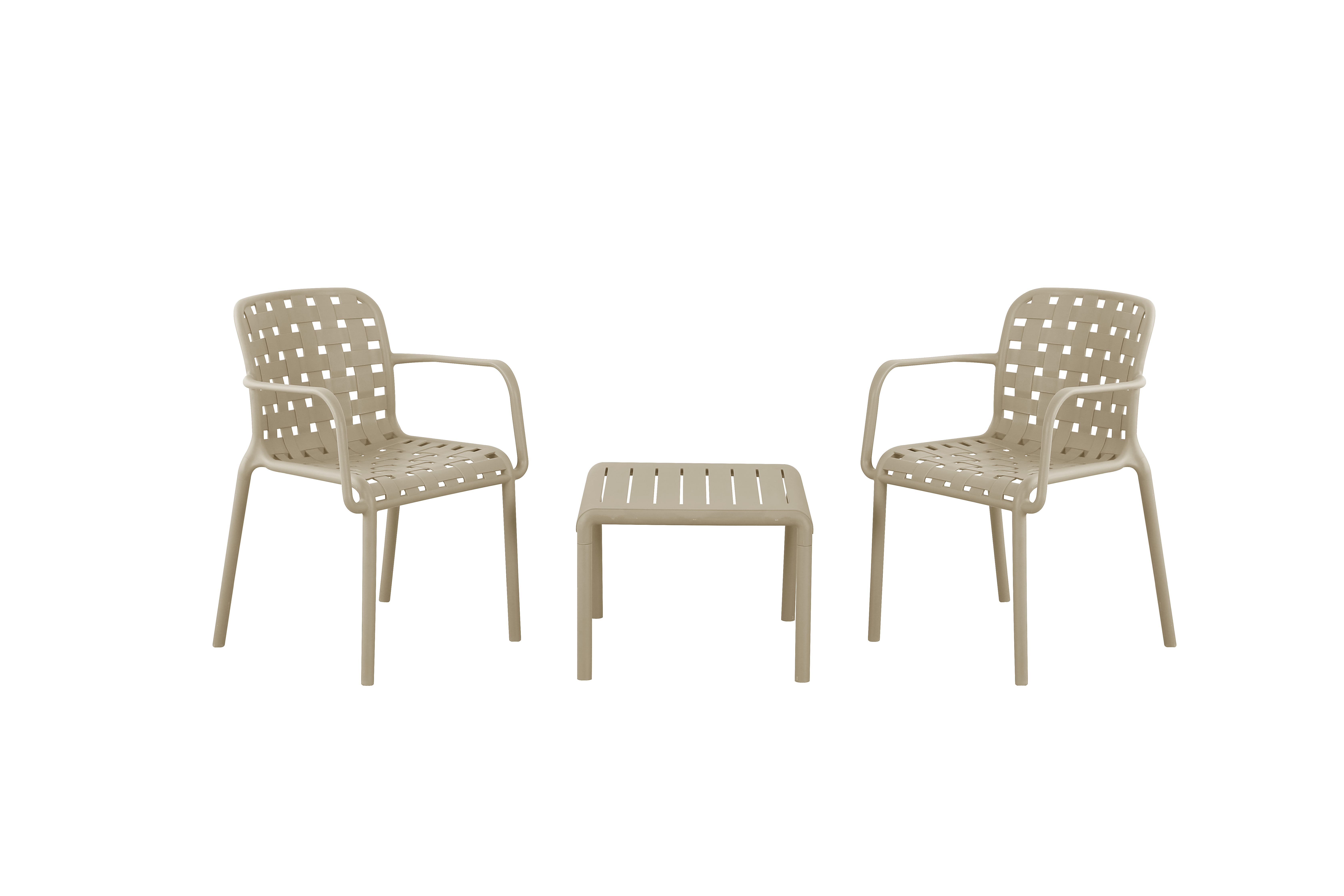 Outdoor colorful plastic chair&table sets