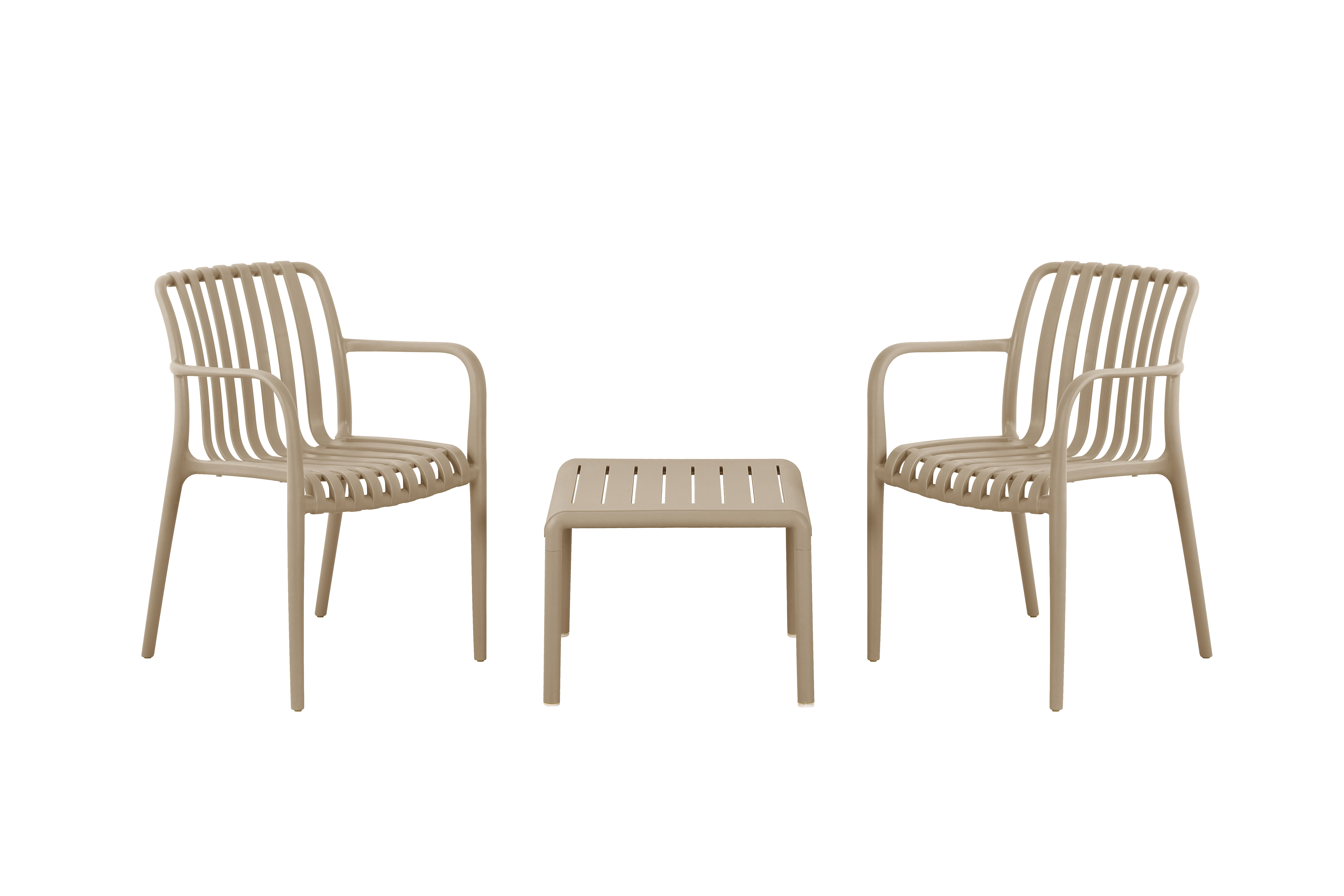 Outdoor colorful plastic chair&table sets