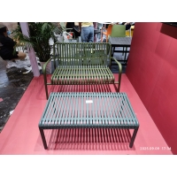 Our new sofa sets – Double seat sofa, single sofa, two coffee tables and footrest